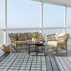 Loungesoffa LILLESAND 3-sits Natur 10 Loungesoffa LILLESAND 3-sits Natur -Sovrum Rea 178771