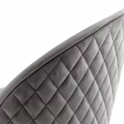 JYSK Internal Matstol KOKKEDAL Sammet Grå/svart -Sovrum Rea 179269