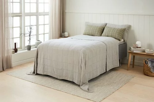 Sängöverkast VALMUE 240x260 Beige 5 Sängöverkast VALMUE 240x260 Beige - Bild 3