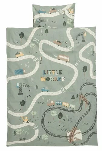 KRONBORG Junior Påslakanset ANDRA 115x135 Grön 3 KRONBORG Junior Påslakanset ANDRA 115x135 Grön