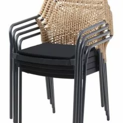 JUTLANDIA Stapelstol FASTRUP Svart -Sovrum Rea 179846