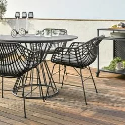 Stol ILDERHUSE Svart -Sovrum Rea 180549 1