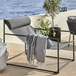 Loungestol OPPSAL Grå -Sovrum Rea 180595