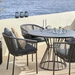 JUTLANDIA Stapelstol BRAVA Snabbtorkande Grå -Sovrum Rea 180597