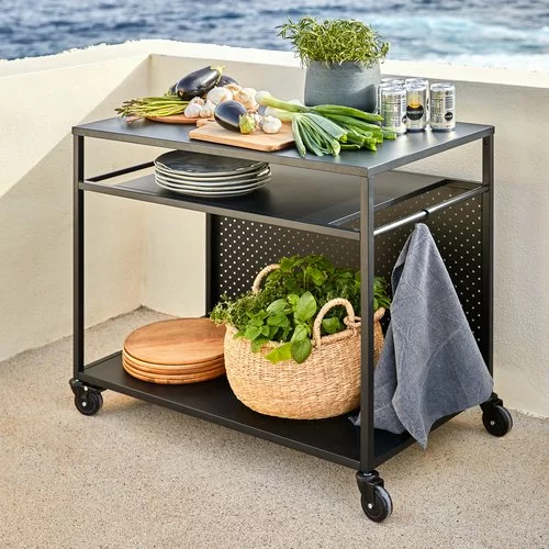 Grillbord INDSLEV B50xL90 Svart 4 Grillbord INDSLEV B50xL90 Svart - Bild 2