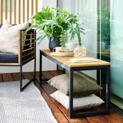 Bänk UGILT B130xD35 Hårdträ 8 Bänk UGILT B130xD35 Hårdträ -Sovrum Rea 180617