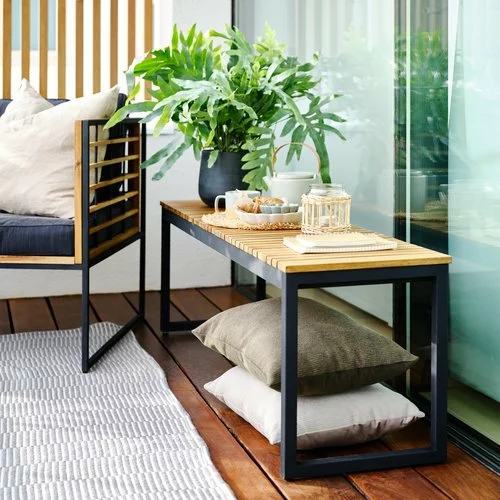 Bänk UGILT B130xD35 Hårdträ 5 Bänk UGILT B130xD35 Hårdträ - Bild 3