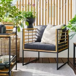 JUTLANDIA Loungestol UGILT Hårdträ -Sovrum Rea 180618