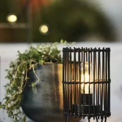 Batterilampa GULSPURV Ø12xH22 Svart -Sovrum Rea 180644