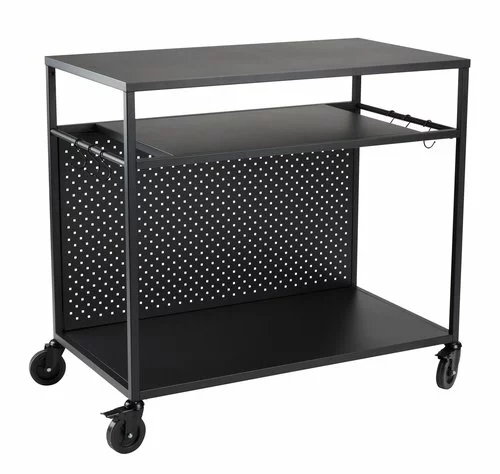 Grillbord INDSLEV B50xL90 Svart 3 Grillbord INDSLEV B50xL90 Svart