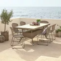 STRIB L200 Bord Natur + 4 HAJSTRUP Bord Natur -Sovrum Rea 181751