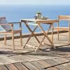 JUTLANDIA VESTERHAVET L70 Bord Teak + 2 VESTERHAVET Stol Teak