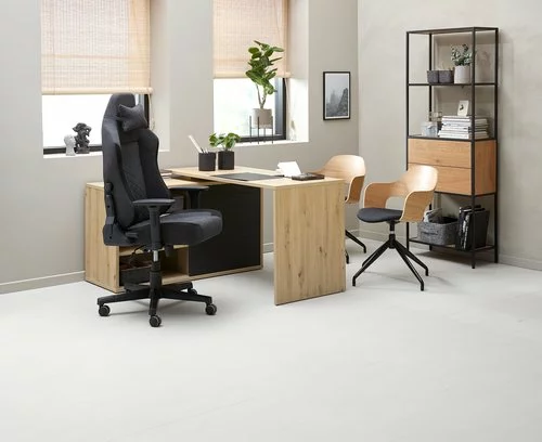 Skrivbord ULSTED 60-130x130-192 Ek/svart 4 Skrivbord ULSTED 60-130x130-192 Ek/svart - Bild 2