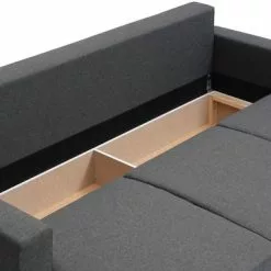 Bäddsoffa MARSLEV 3-sits Grå -Sovrum Rea 185377