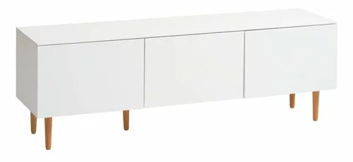 TV-bänk KORSVANG 3 Dörrar Vit 3 TV-bänk KORSVANG 3 Dörrar Vit