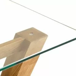 Royal Oak Skrivbord AGERBY 60x120 Glas/ek -Sovrum Rea 185541