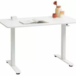 JYSK Internal Höj-/sänk Skrivbord ASSENTOFT 70x130 Vit 10 JYSK Internal Höj-/sänk Skrivbord ASSENTOFT 70x130 Vit -Sovrum Rea 185544
