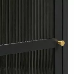 Vitrinskåp HOPTRUP 1 Dörr Svart 20 Vitrinskåp HOPTRUP 1 Dörr Svart -Sovrum Rea 185595