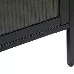 Vitrinskåp HOPTRUP 1 Dörr Svart 21 Vitrinskåp HOPTRUP 1 Dörr Svart -Sovrum Rea 185596