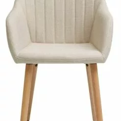 JYSK Internal Matstol ADSLEV Beige Tyg/ek 11 JYSK Internal Matstol ADSLEV Beige Tyg/ek -Sovrum Rea 185737