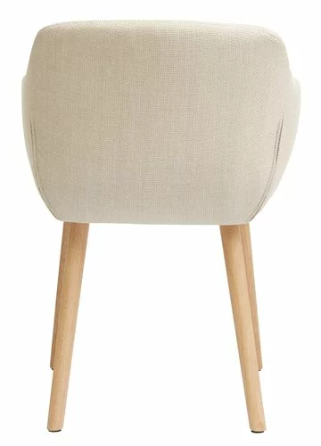 JYSK Internal Matstol ADSLEV Beige Tyg/ek 8 JYSK Internal Matstol ADSLEV Beige Tyg/ek - Bild 6