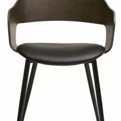 Royal Oak Matstol HVIDOVRE Mörk Ek/svart -Sovrum Rea 185786