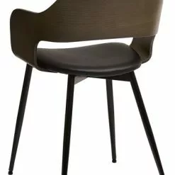 Royal Oak Matstol HVIDOVRE Mörk Ek/svart -Sovrum Rea 185787