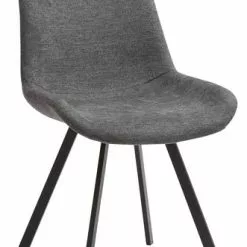 JYSK Internal Matstol HYGUM Vridplatta Grå/svart