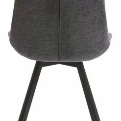 JYSK Internal Matstol HYGUM Vridplatta Grå/svart 12 JYSK Internal Matstol HYGUM Vridplatta Grå/svart -Sovrum Rea 185794