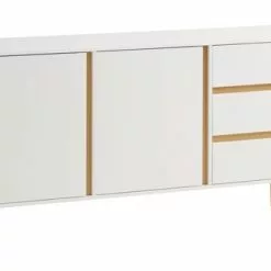 Skänk FENSMARK 2 Dörrar 3 Lådor Vit/ek