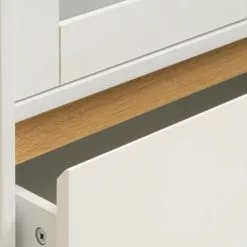 Vitrinskåp FENSMARK 2 Dörrar Vit/ek 8 Vitrinskåp FENSMARK 2 Dörrar Vit/ek -Sovrum Rea 185955