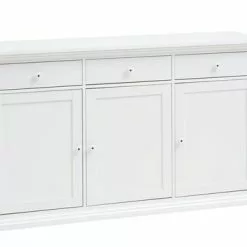 Skänk FREDENSBORG 3 Dörrar 3 Lådor Vit