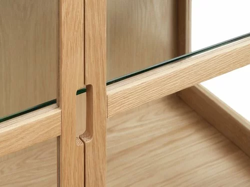 Royal Oak Vitrinskåp LANGELINIE 3 Dörrar Ek 5 Royal Oak Vitrinskåp LANGELINIE 3 Dörrar Ek - Bild 3