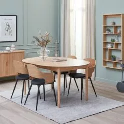 Royal Oak Matbord MARSTRAND Ø110/110x200 Ek -Sovrum Rea 186220