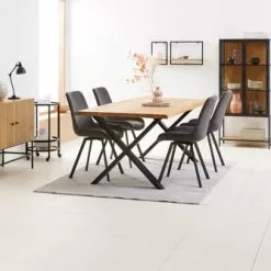 JYSK Internal Matstol HYGUM Vridplatta Grå/svart 15 JYSK Internal Matstol HYGUM Vridplatta Grå/svart -Sovrum Rea 186230 4