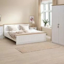 JYSK Internal Sängbord MARKSKEL 1 Låda Vit/ek 10 JYSK Internal Sängbord MARKSKEL 1 Låda Vit/ek -Sovrum Rea 186234