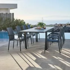 JUTLANDIA VATTRUP L170/273 Bord Svart + 4 GUDHJEM Stol Svart -Sovrum Rea 186362