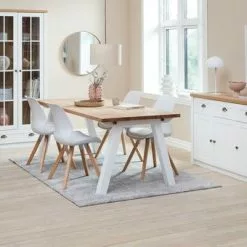 JYSK Internal Skänk MARKSKEL 3 Dörrar Vit/ek 57 JYSK Internal Skänk MARKSKEL 3 Dörrar Vit/ek -Sovrum Rea 186948 1