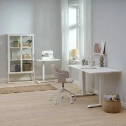 Vitrinskåp VIRUM 2 Dörrar Vit -Sovrum Rea 188029 3