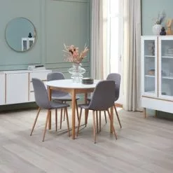 JYSK Internal Matbord MARSTRAND Ø110/L200 Vit 22 JYSK Internal Matbord MARSTRAND Ø110/L200 Vit -Sovrum Rea 188051 2