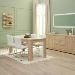 Matbord HASLUND 80x160 Ek -Sovrum Rea 188052