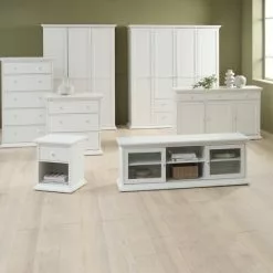 TV-bänk FREDENSBORG Vit 11 TV-bänk FREDENSBORG Vit -Sovrum Rea 188141 1