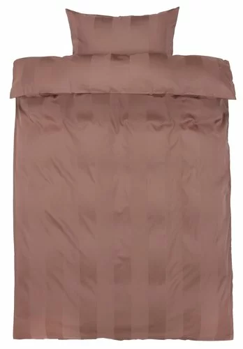 KRONBORG Påslakanset BARBO Satin 150x210 Taupe 3 KRONBORG Påslakanset BARBO Satin 150x210 Taupe