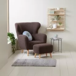 Puff VILDSUND 52x41 Brun -Sovrum Rea 189149