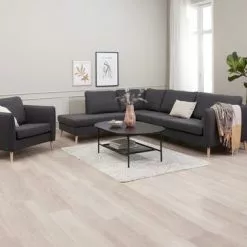 Soffa AARHUS öppen ände Vänster Mörkgrå -Sovrum Rea 189150 2