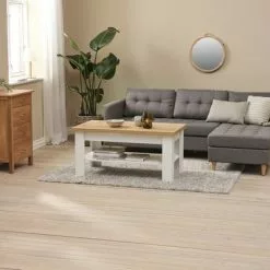 JYSK Internal Soffbord MARKSKEL 60x110 Vit/ek 11 JYSK Internal Soffbord MARKSKEL 60x110 Vit/ek -Sovrum Rea 189210