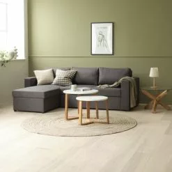 Bäddsoffa Schäslong MARSLEV Mörkgrå -Sovrum Rea 189220