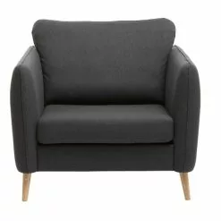 Fåtölj AARHUS Mörkgrå -Sovrum Rea 189317