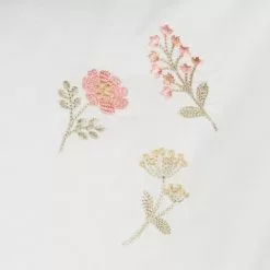 KRONBORG Örngott MAJ 50x60 Vit/rosa -Sovrum Rea 189330