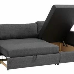 JYSK Internal Bäddsoffa Schäslong JETSMARK Grå -Sovrum Rea 193754